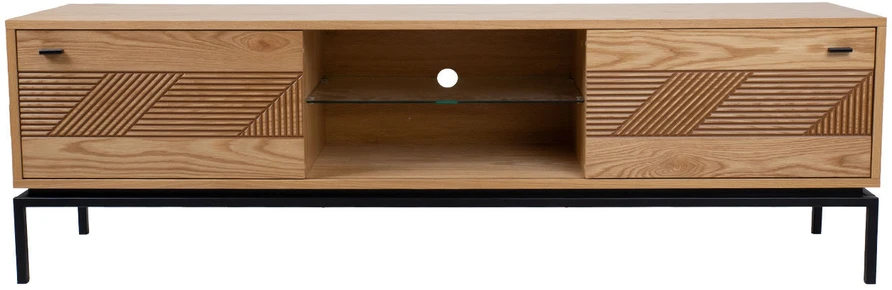 Home4You TV staliukas CINDY 180x40xH55cm, MDF ąžuolas