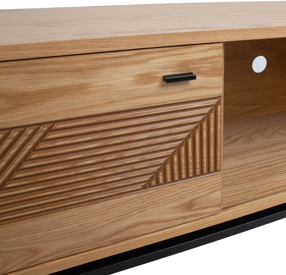 Home4You TV staliukas CINDY 180x40xH55cm, MDF ąžuolas