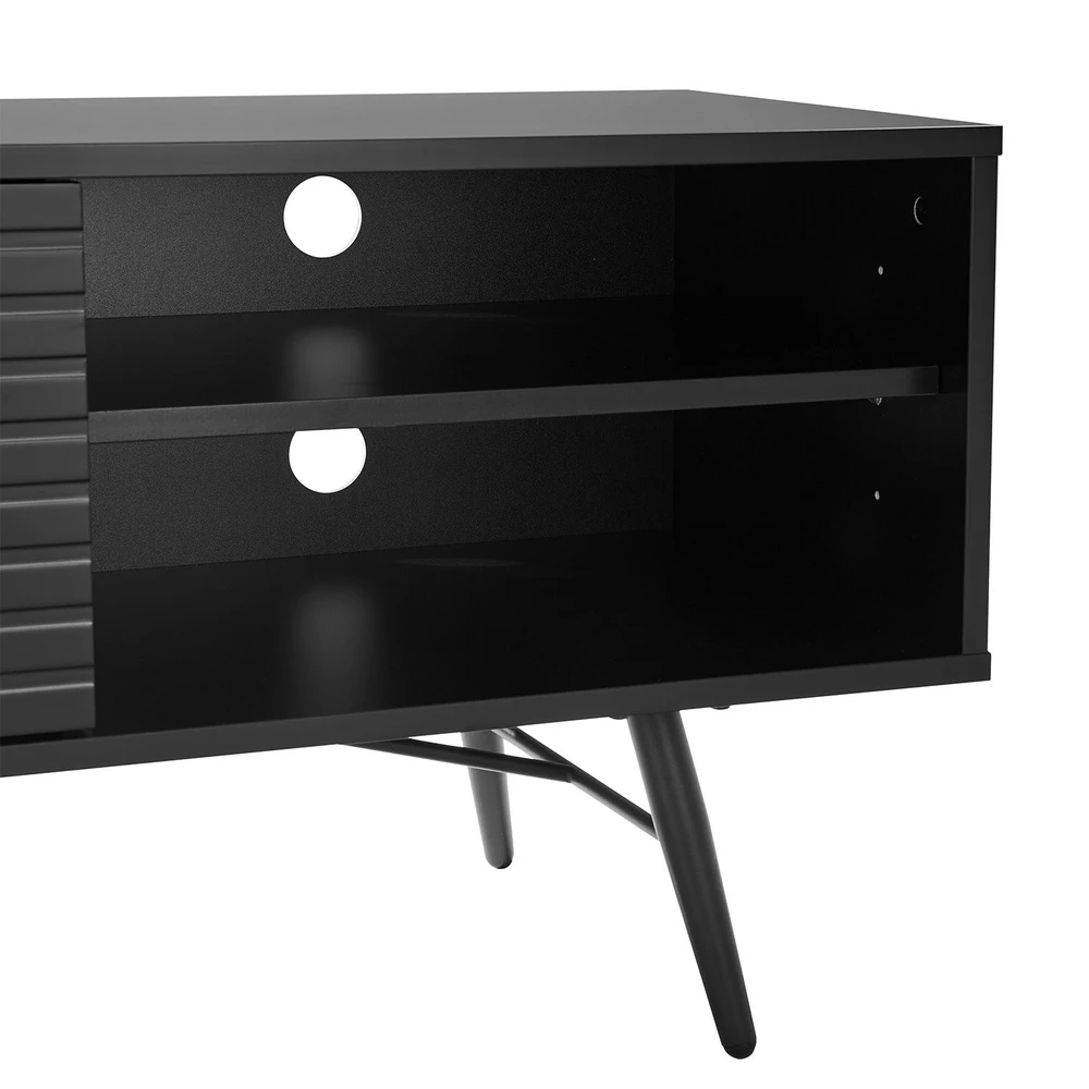 Home4You TV staliukas PIXAR 150x40xH50cm, juodas