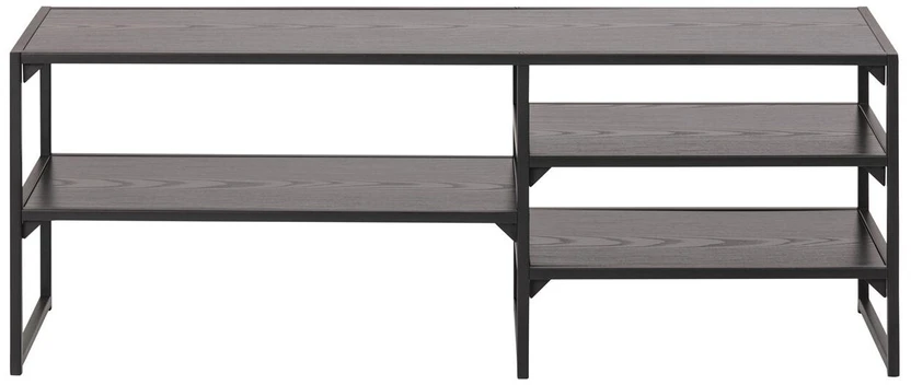TV staliukas Home4You Televizoriaus stalas „Seaford“, juoda