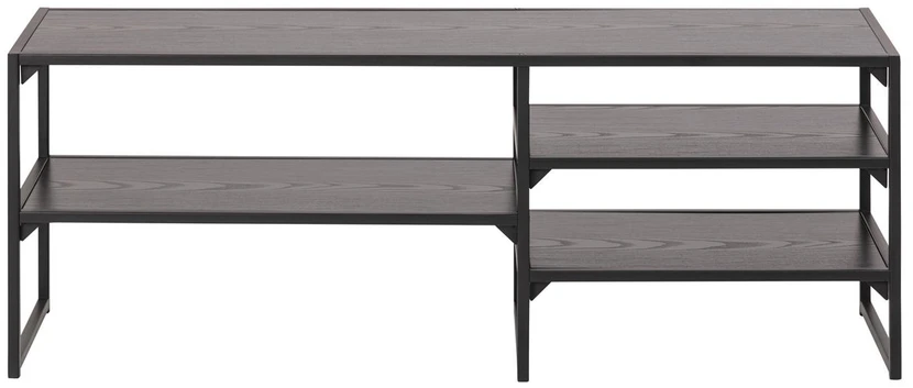 TV staliukas Home4You Televizoriaus stalas „Seaford“, juoda