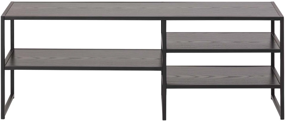 TV staliukas Home4You Televizoriaus stalas „Seaford“, juoda