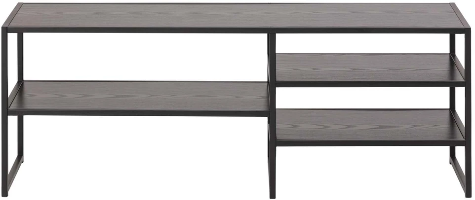 TV staliukas Home4You Televizoriaus stalas „Seaford“, juoda