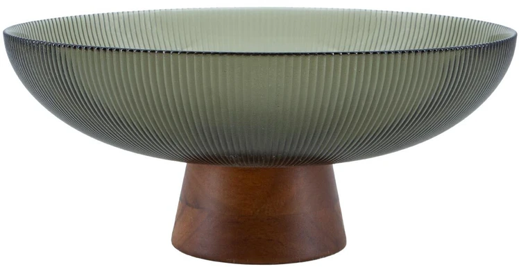 Home4You Stiklinė dubenėlė „FRUIT BOWL“ D26x11 cm