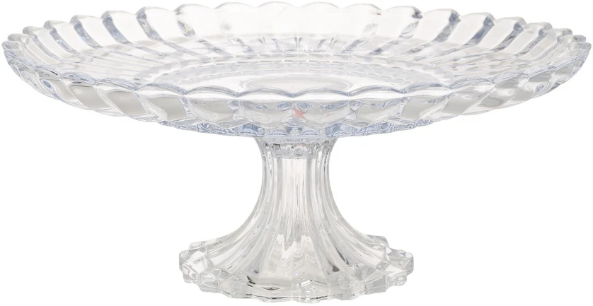 Home4You Stiklinė lėkštė Vaisių lėkštė D30xH12cm