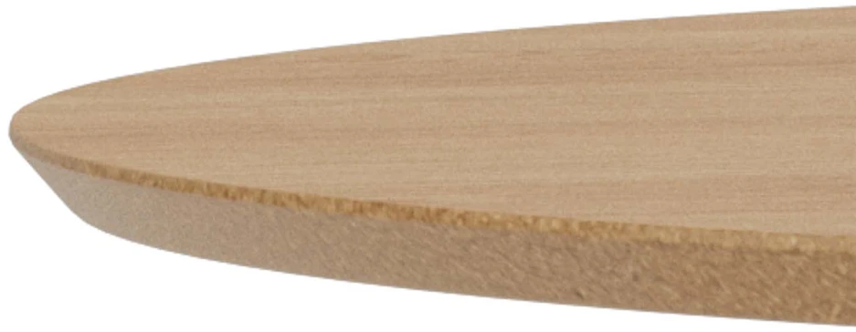 Home4You Dining table ROXBY D105xH76cm, oak/juodas