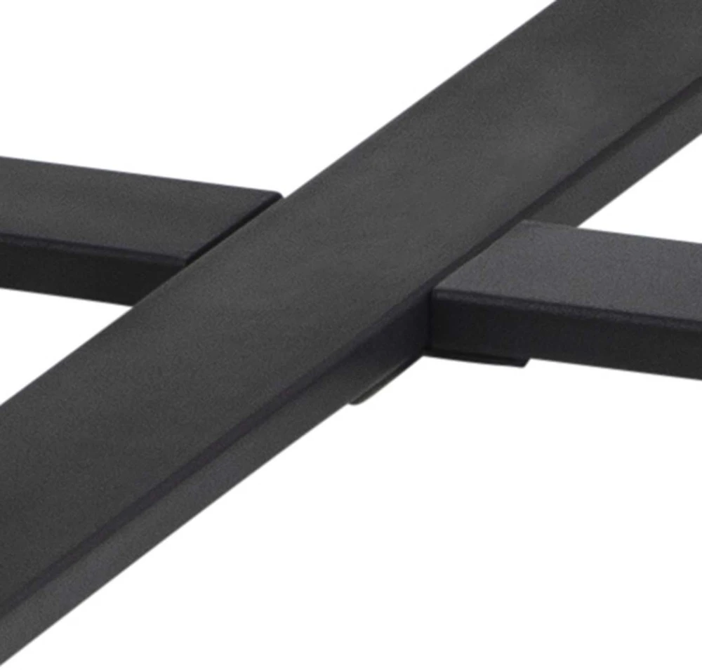 Black Red White Home4You Valgomojo stalas AMBLE D110xh75cm, juodas marmuras Stalas (MT_ACT/STO_GOSOL_110X75-BLACK)