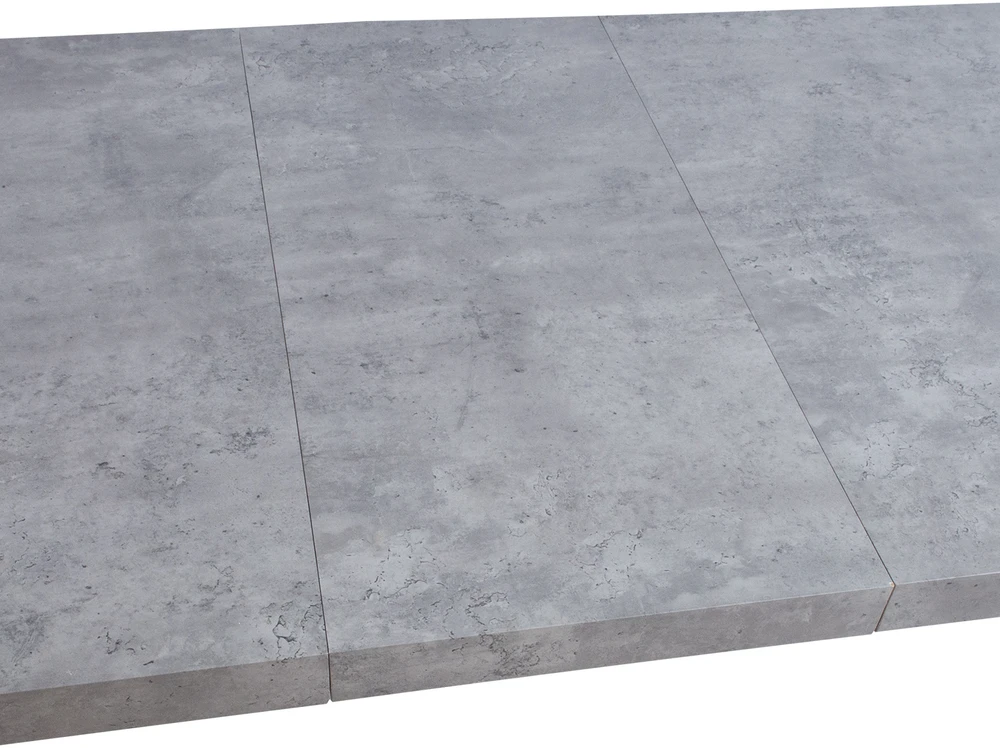 Home4You Valgomojo stalas BRIGIT 159/198x84,5xH77cm, betoninis