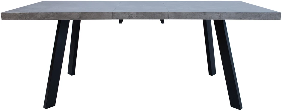 Home4You Valgomojo stalas BRIGIT 159/198x84,5xH77cm, betoninis