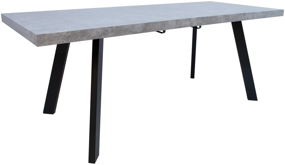 Home4You Valgomojo stalas BRIGIT 159/198x84,5xH77cm, betoninis