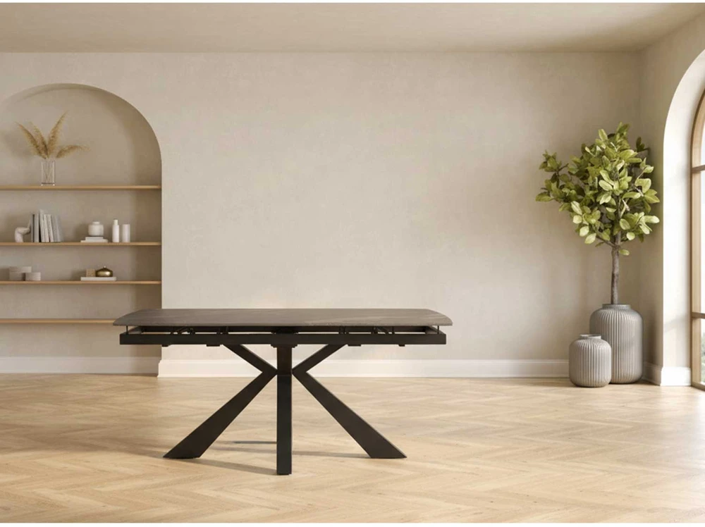 Home4You Valgomojo stalas CHANA 160+40+40x90x76,5 cm