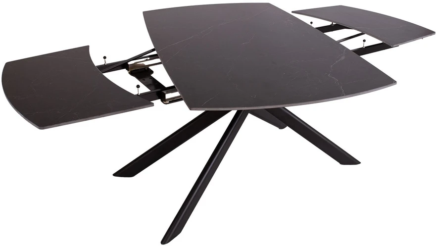 Home4You Valgomojo stalas „CINTRA“ 160+40+40 x 90 x H76,5/80 cm