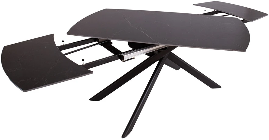 Home4You Valgomojo stalas „CINTRA“ 160+40+40 x 90 x H76,5/80 cm