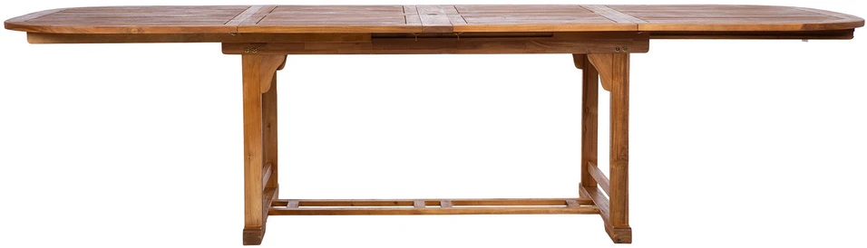 Home4You Stalas „FABIOLA“ 285/225/165 x 100 x H75 cm, akacijų mediena