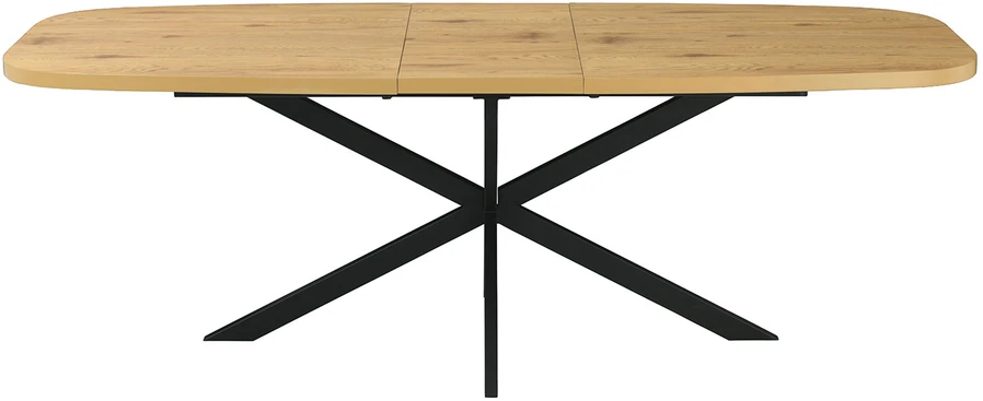 Home4You Valgomojo stalas RAMONA 180/220x90xH75cm, šviesios medienos