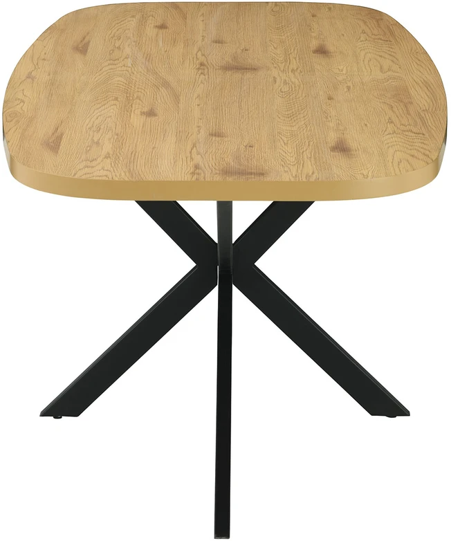 Home4You Valgomojo stalas RAMONA 180/220x90xH75cm, šviesios medienos