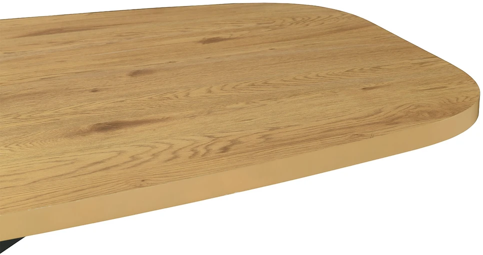 Home4You Valgomojo stalas RAMONA 180/220x90xH75cm, šviesios medienos