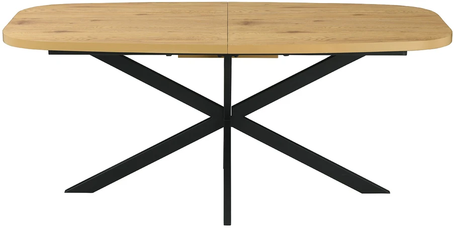 Home4You Valgomojo stalas RAMONA 180/220x90xH75cm, šviesios medienos
