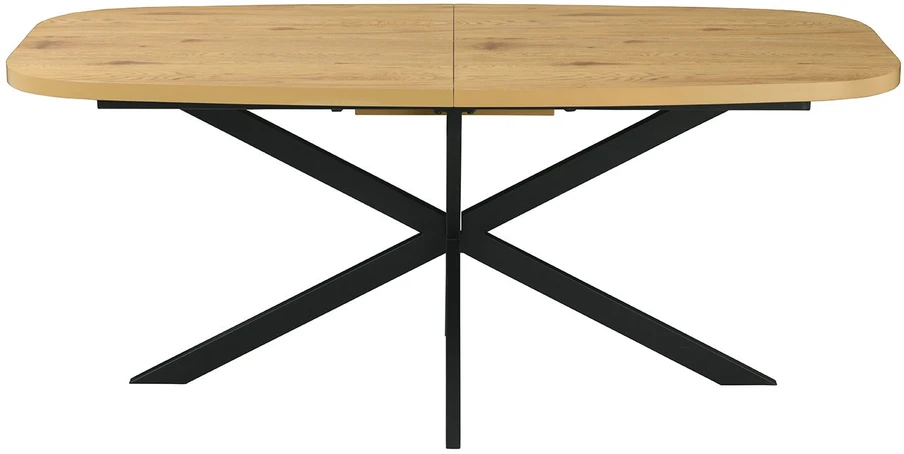 Home4You Valgomojo stalas RAMONA 180/220x90xH75cm Šviesus medis
