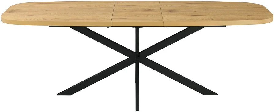 Home4You Valgomojo stalas RAMONA 180/220x90xH75cm Šviesus medis