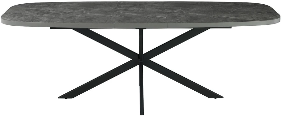 Home4You Valgomojo stalas RAMONA 180/220x90xH75cm Pilkas
