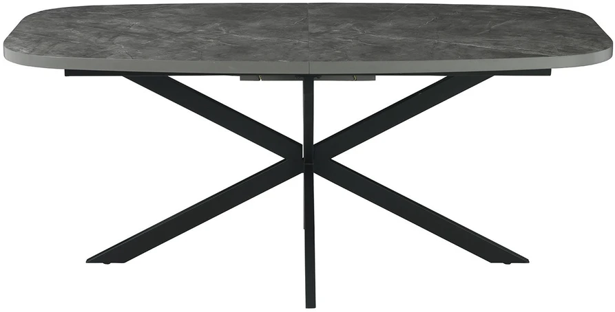 Home4You Valgomojo stalas RAMONA 180/220x90xH75cm Pilkas