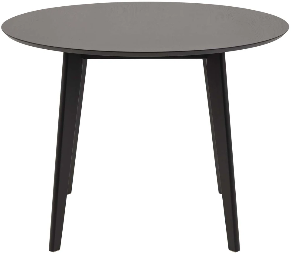Home4You Stalas ROXBY D105xH76cm Apvalus Juodas