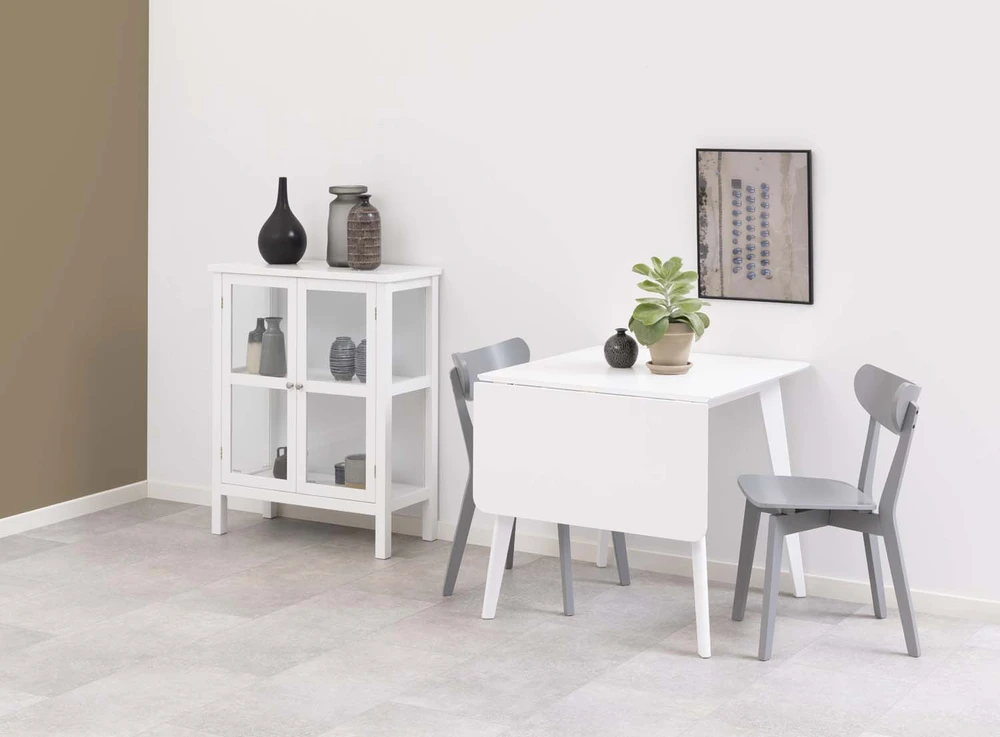 Home4You Actona Stalas Roxby prailginamas baltas