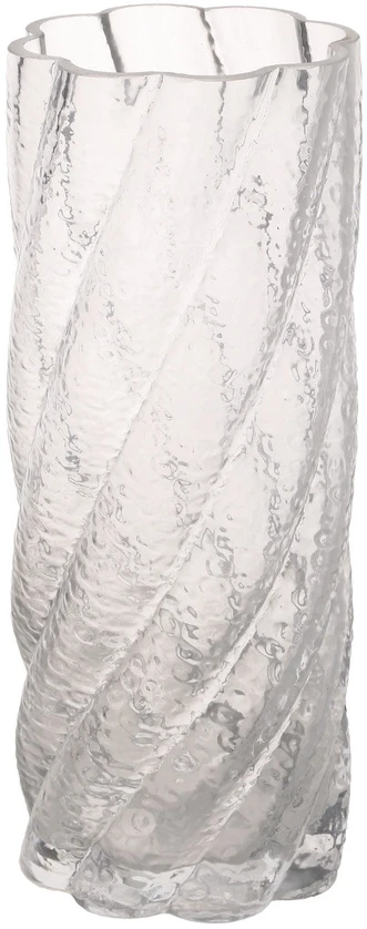 Home4You Vaza LAURO D10xH25cm, skaidrus stiklas