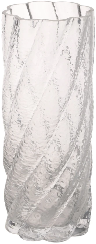 Home4You Vaza LAURO, D10xH25cm, skaidrus stiklas