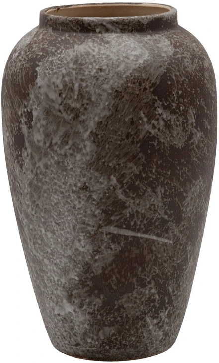 Home4You Vaza „TITAN STONE“, D17 x H27 cm, smėlio spalvos/rudos spalvos