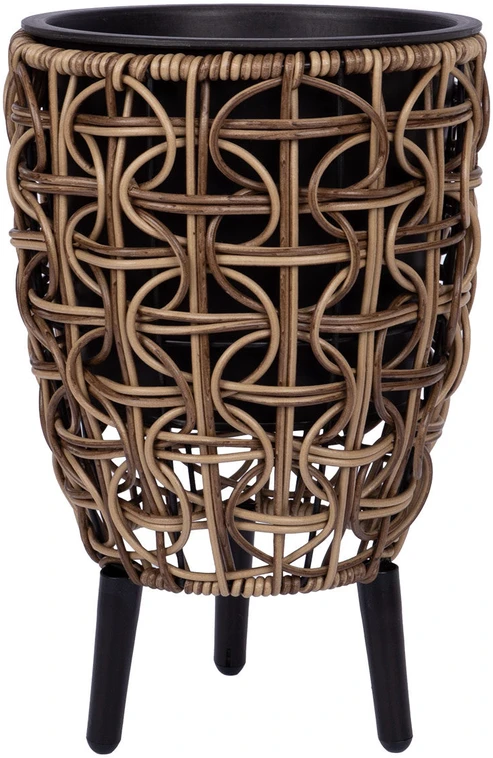 Home4You Sodinukas WICKER 21x21xH32cm, rudos spalvos
