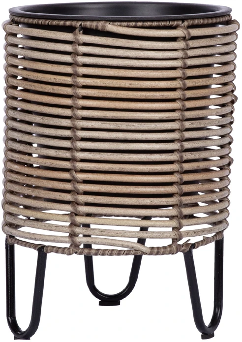 Home4You Sėjamoji WICKER D25xH35cm, smėlio-pilka