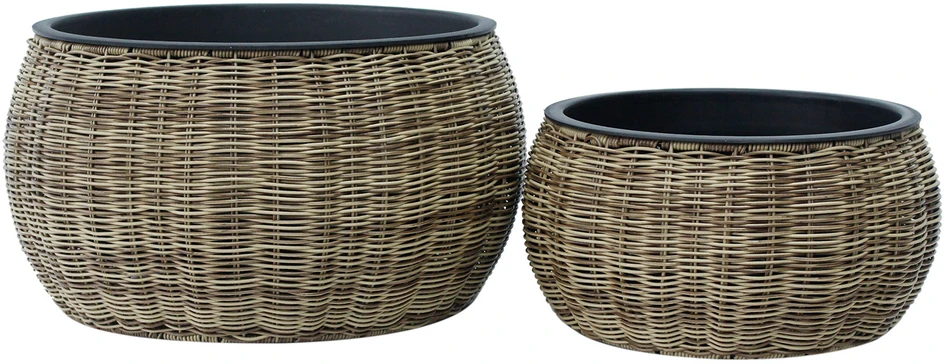 Home4You Sėjamoji WICKER D37xH19cm, šviesiai ruda