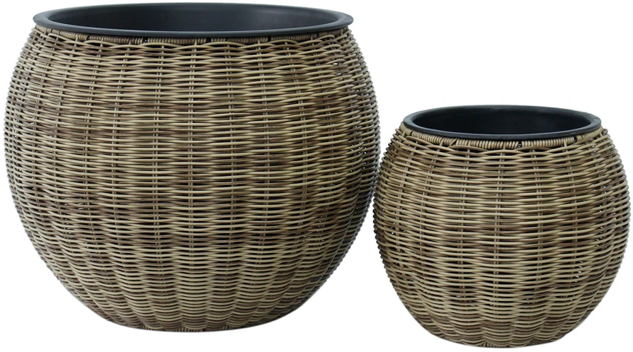 Home4You Sėjamoji WICKER D40xH32cm, šviesiai ruda