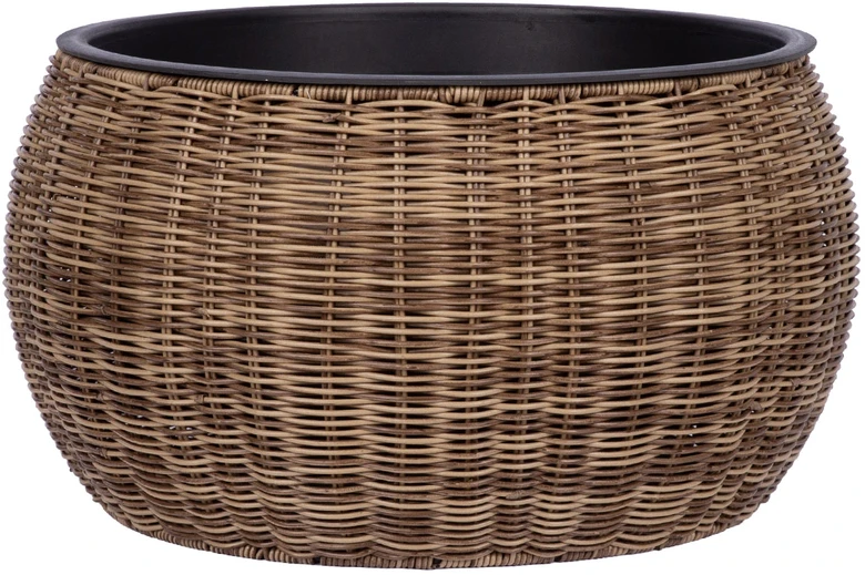 Home4You Sėjamoji WICKER D48xH26cm, šviesiai ruda