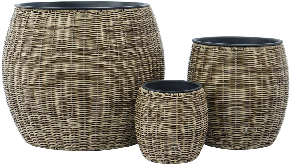 Home4You Sėjamoji WICKER D48xH40cm, šviesiai ruda