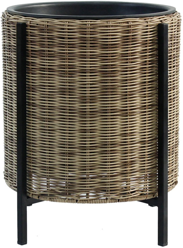 Home4You Sėjamoji WICKER su stovu D39xH45cm, šviesiai ruda