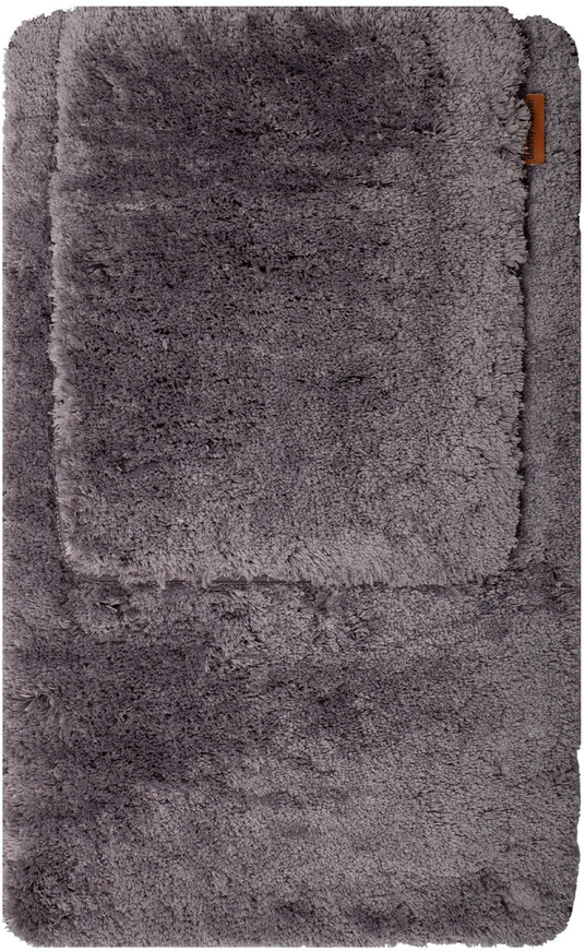Lova Home4You Vonios kilimėliai SETH, 2 vnt., 50x80 cm + 50x40 cm, tamsiai pilkos spalvos