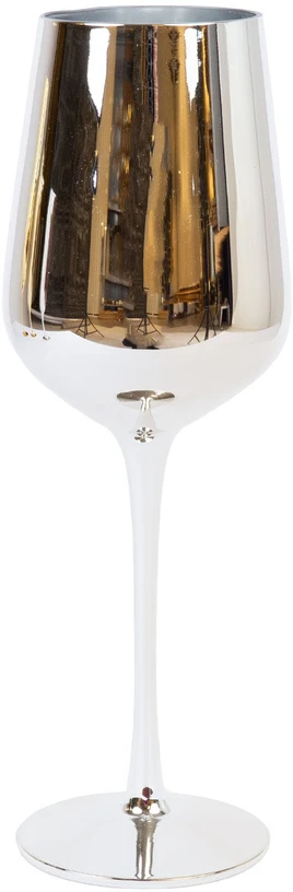 Home4You Vyno taurė ROYAL H22cm, sidabrinė
