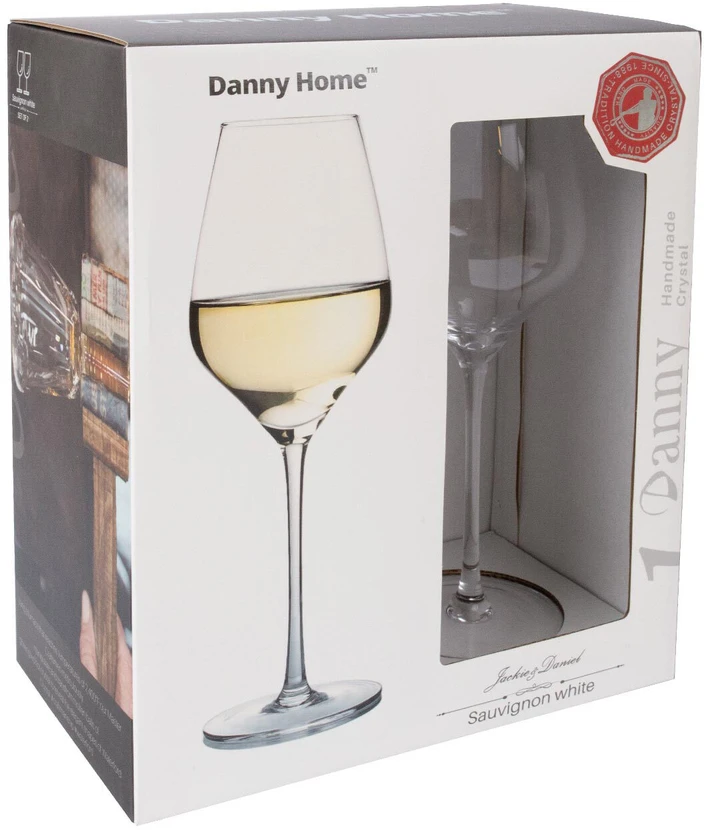 Home4You Vyno taurės CRYSTAL 2vnt 400ml "Sauvignon"