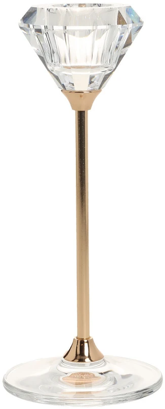 Home4You Žvakidė CHANLE H16cm, aukso spalvos