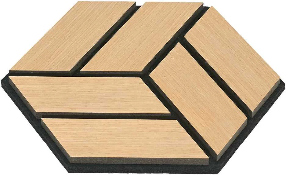 Homestyle4U Akustinės plokštės, 30x26x2 cm, rudos