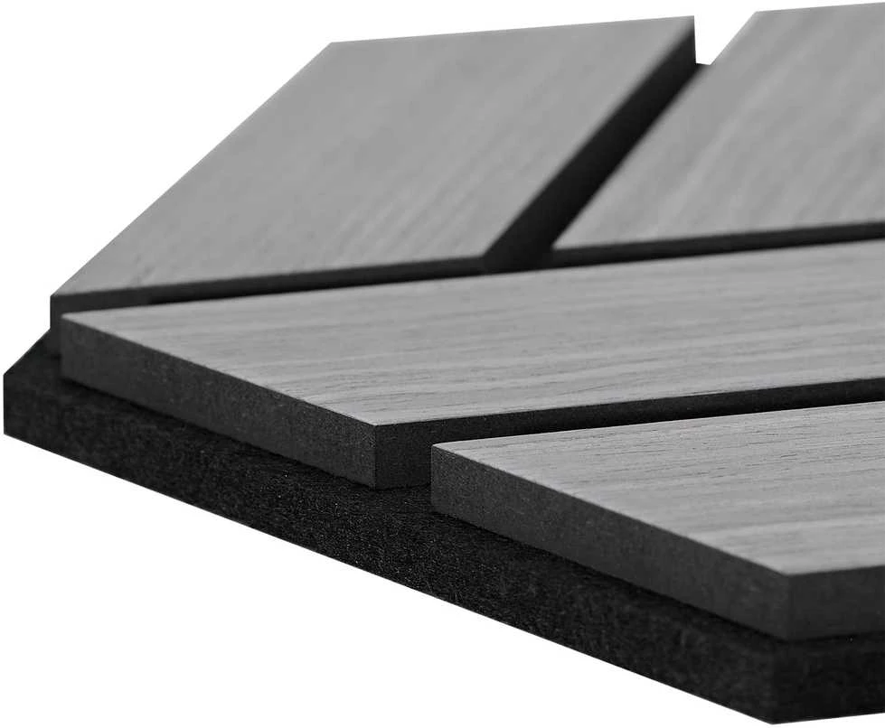 Homestyle4U Akustinės plokštės, 30x26x2 cm, pilka