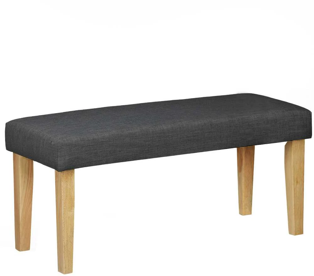 Homestyle4U Suoliukas, 103x41x47 cm, Pilka