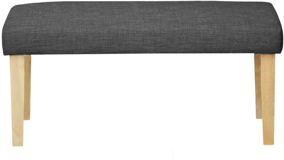 Homestyle4U Suoliukas, 103x41x47 cm, Pilka