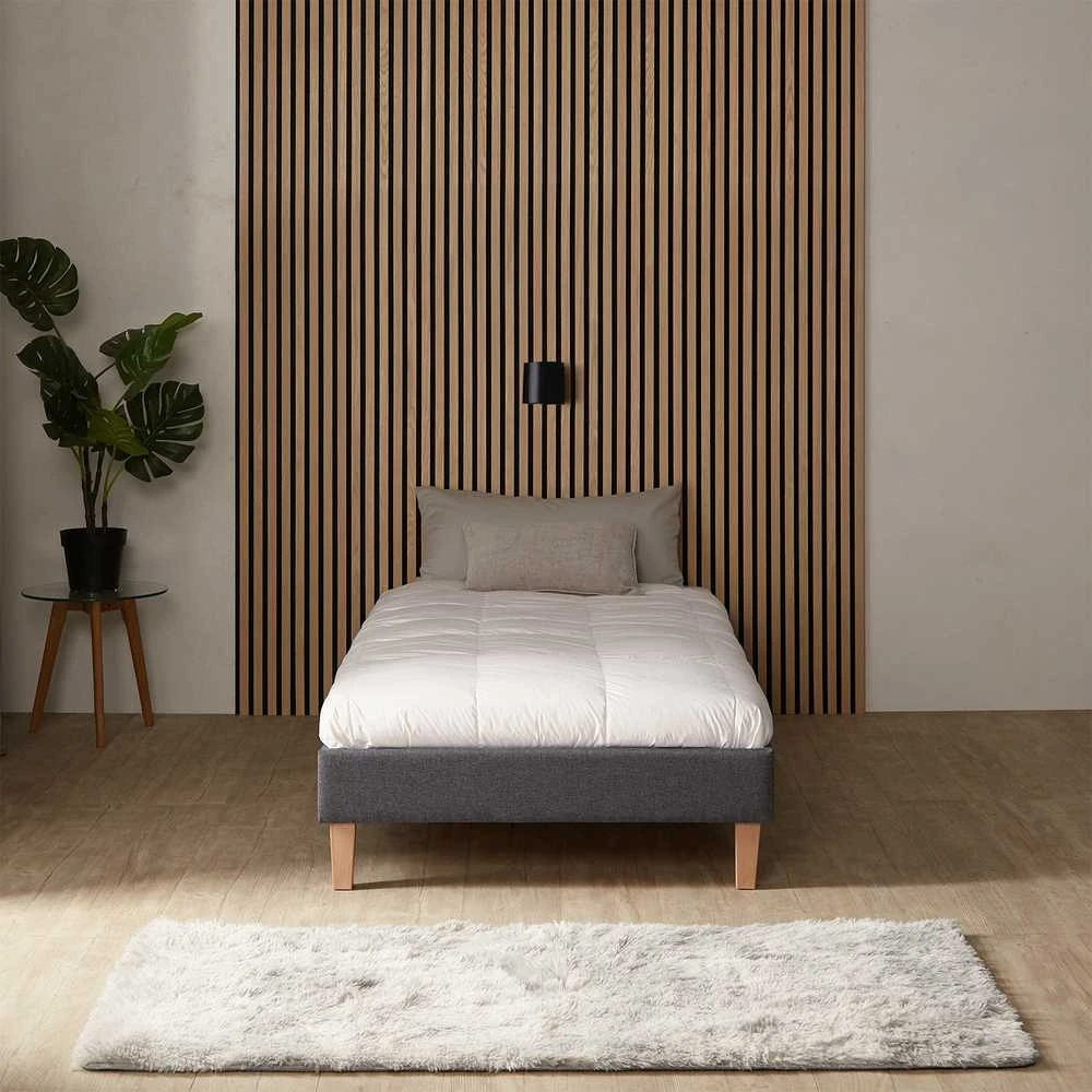 Homestyle4U Lova, 94x203x29.5 cm, pilka