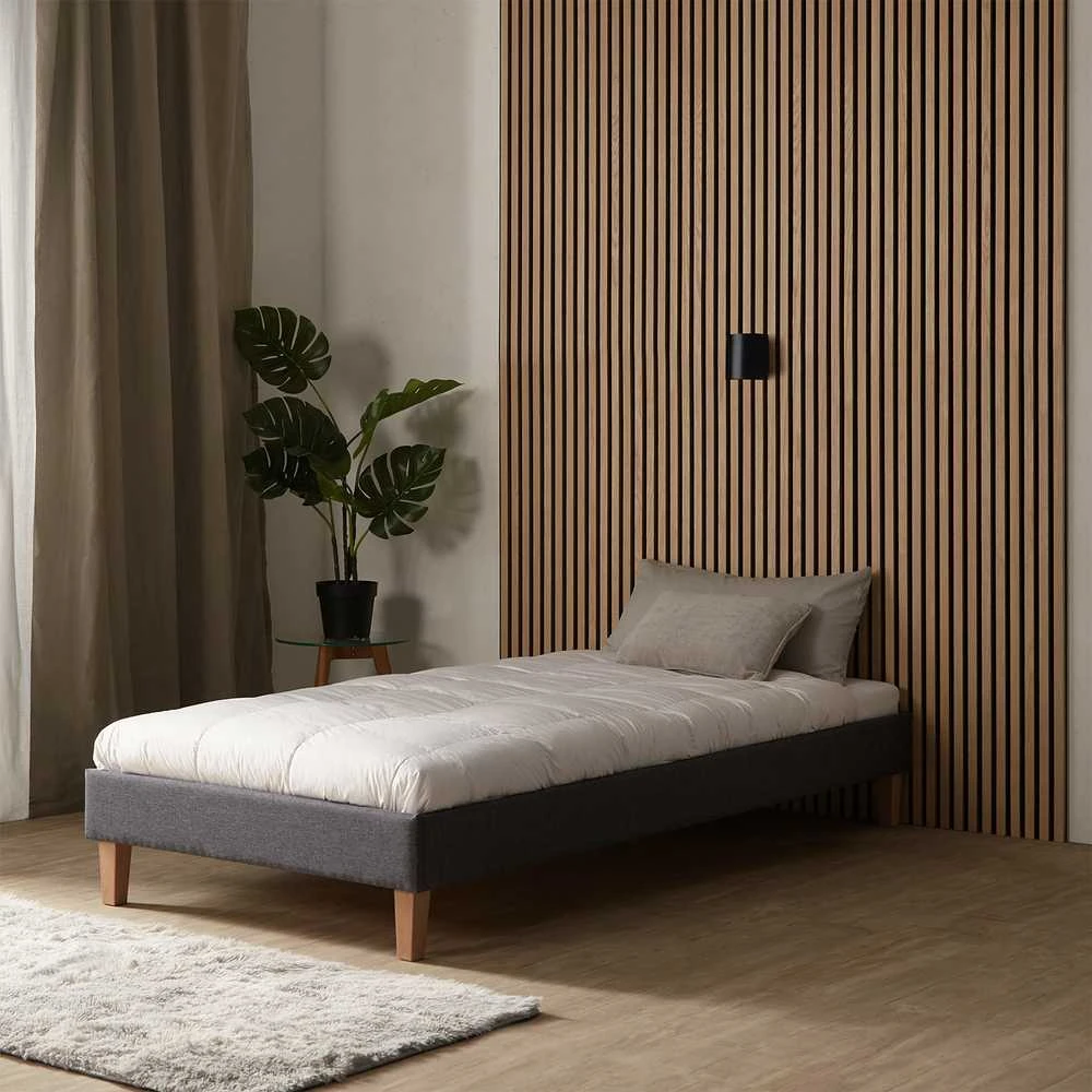 Homestyle4U Lova, 94x203x29.5 cm, pilka