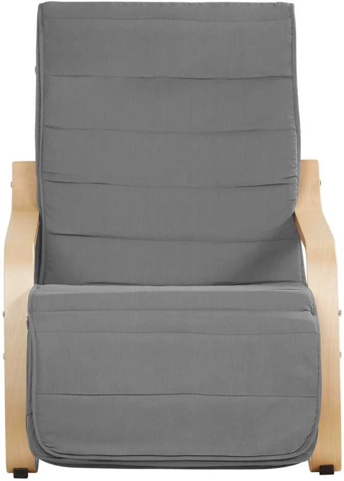 Homestyle4U Gultinė kėdė, 66.5x94x62.5 cm, pilka