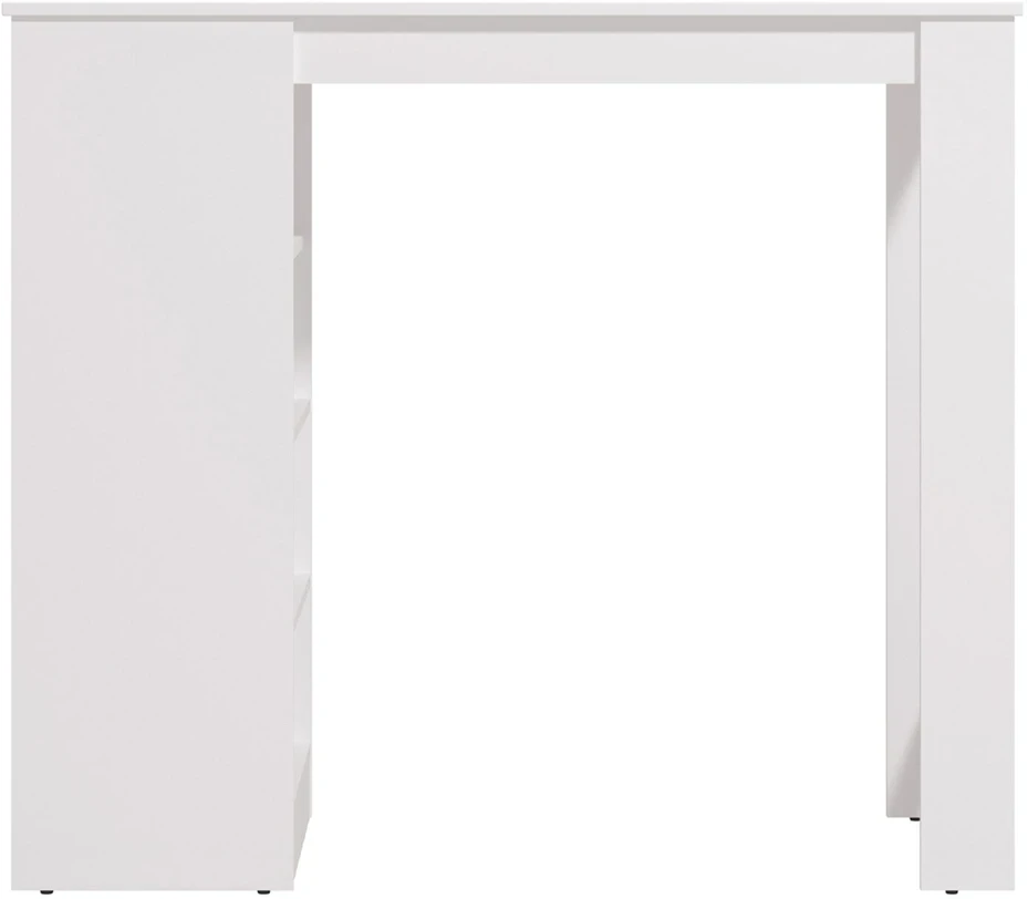 Homestyle4U Baro stalas, 120x105x50 cm, balta